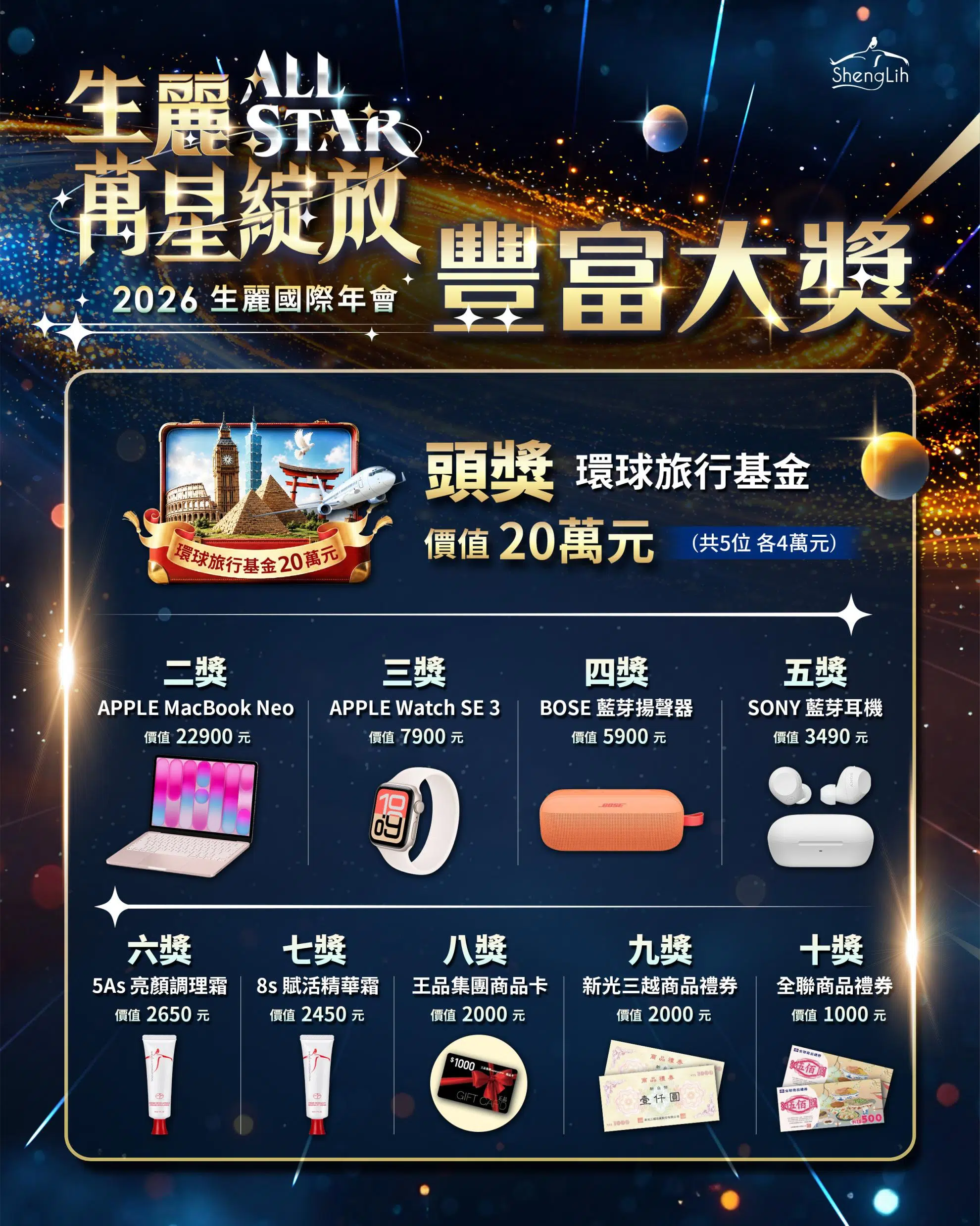 2026年會 | 生麗ALL STAR 萬星綻放 2026年會 | 生麗ALL STAR 萬星綻放