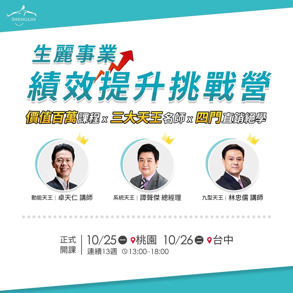 生麗國際【績效提升挑戰營】